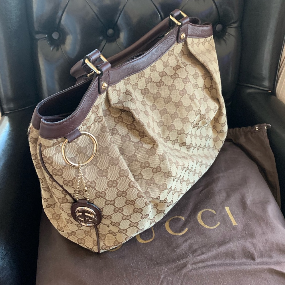 SOLD!!! SOLD !!!!!  GUCCI SUKEY TOTE BAG LARGE